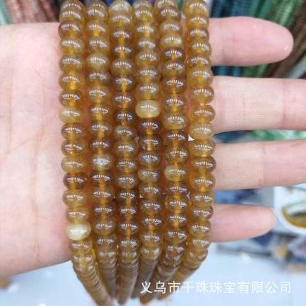 5X8Mm Natural Stone Agate Spacer Beads Abacus Beads Spacer Beads Loose Beads Handmade DIY Necklace Bracelet Jewelry Batch