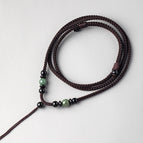 Oil-green jade-brown rope-adjustable