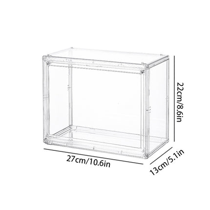 Which display rack transparent acrylic with lid dustproof storage blind box hand-held Lego display box bubble Mart