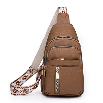 High-End Women's Bags 2025 New Retro Women's Bags Fashion Printed Shoulder Women's Bags Small Square Bags Crossbody Bags Chest Bags