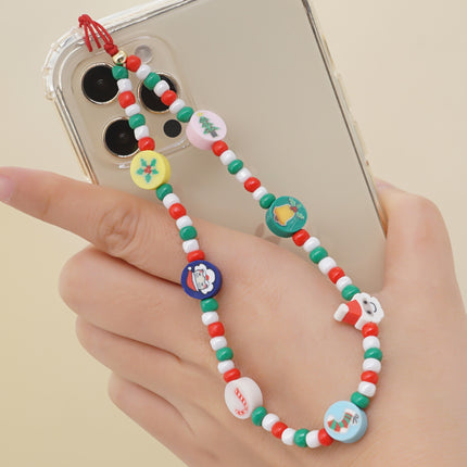 Factory direct supply handmade beaded mobile phone lanyard bluetooth speaker lanyard flashlight fan selfie stick U disk sling