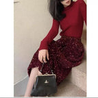 Red [with lining that does not stick to your body] / XXS