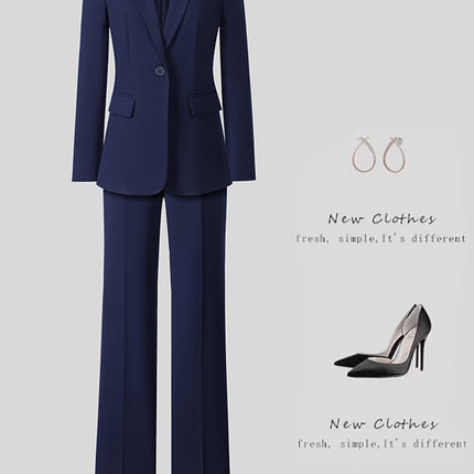 New High-Quality Tailcoat Set, Women's Business Office Jacke