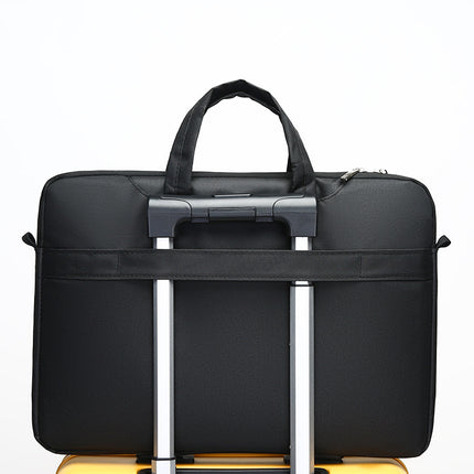 Duohe Laptop Bag Portable Fleece Shock-proof Cotton Inner Bag Briefcase Waterproof Crossbody Printable
