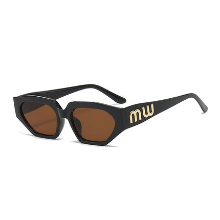 American New Style Sunglasses European and American Ins Internet Popular Punk Hip Hop Sunglasses Round Face Men and Women Retro Fashionable Sunglasses