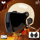 One size fits all / 3c moon shadow white [long sunscreen mirror] heatmax four seasons detachable ear protection