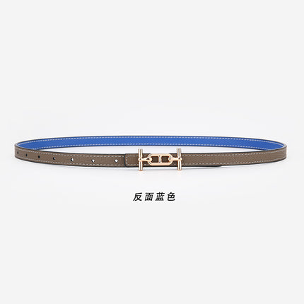 Double-sided Use Women's Small Belt Decoration with Dress Waistline Decoration Trousers Small Belt Simple and Generous