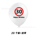 Two-color happy30, font attention