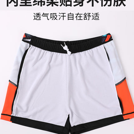 Children's Swimwear Boys' Swim Trunks 2026 New Model Kids' Swimwear for Older Children Youth Two-Piece Hot Spring Swimwear