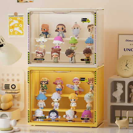 Bubble Martle Large-Capacity Toy Doll Hand-Made Display Box Blind Box Storage Display Stand Acrylic Transparent