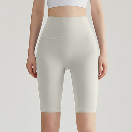 Weiman Nude Yoga Shorts Women's Hip Lifting Quick-Drying Sports Fitness Cycling Pants Outer Wear Tight Five-Point Yoga Pants Summer