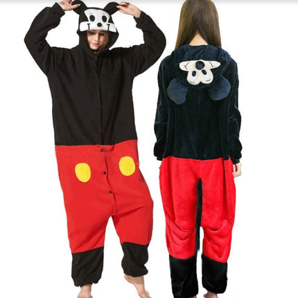 Mixed batch autumn and winter flannel adult cartoon conjoined animal pajamas kabi beast home clothes toilet thickened wholesale