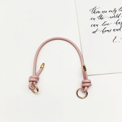 New Fashion Knot Women's Bag Handbag Replacement Bag with PU Leather Rope Metal Ring Buckle Shoulder Strap Bag Accessories