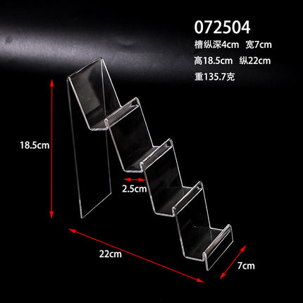 Multi-layer acrylic display stand mobile phone wallet display stand plexiglass transparent display display props