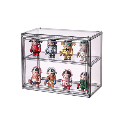 Bubble mate blind box storage display rack storage box wall-mounted dustproof acrylic doll hand-made Display Box Cabinet