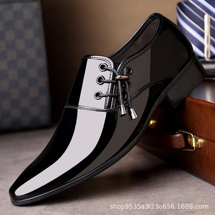 Factory Supply Business Formal Wear Glossy High-End Casual Trendy Summer Hollow Sandals Versatile Men's Shoes