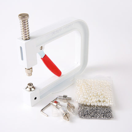 Upgraded version of hand-pressed bead machine manual non-porous imitation pearl inlay machine hand-pressed bead rivet four-claw nail machine
