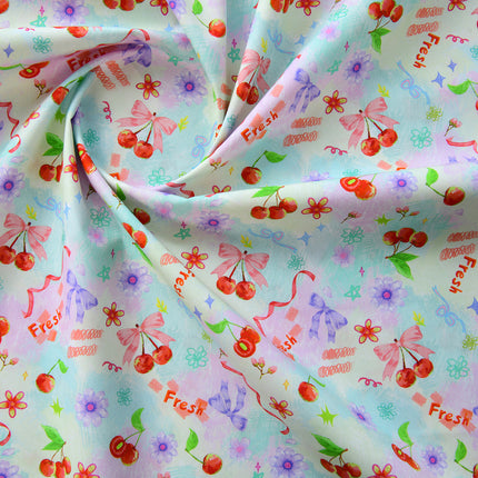 145cm Wide 40 Count Poplin Pure Cotton Fabric Plain Cotton Fabric Shirt Dress Hair Tie Handmade DIY Cloth