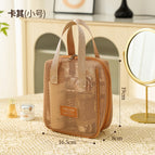 Khaki multi-zone storage [shell bag]