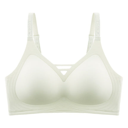 Traceless Comfortable Lightweight Underwear Women's Soft Support Push-up Pull-up Anti-sagging Fixed Cup Bra
