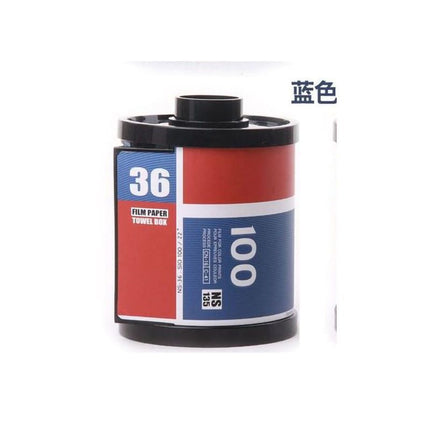 Vintage film tissue tube creative funny tissue box tissue tissue paper roll box desktop storage box tissue tube