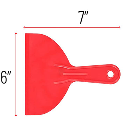 Cross-border 3-piece set 1.5 inch 3 inch 6 inch plastic putty knife scraper scraper blade paint scraper tool