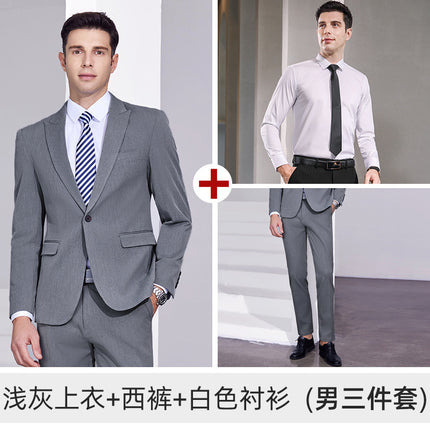 Suit Men's and Women's suit Workplace Dress Business Suit Elastic Slim Fall/Winter Two-button Jacket 4S Sales