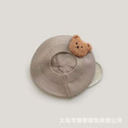 Bear head beret-khaki / 3-48 months