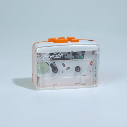 Bayin Box Cross-Border Transparent Retro Tape Player Recorder Walkman Headphone Player Tape Player Radio