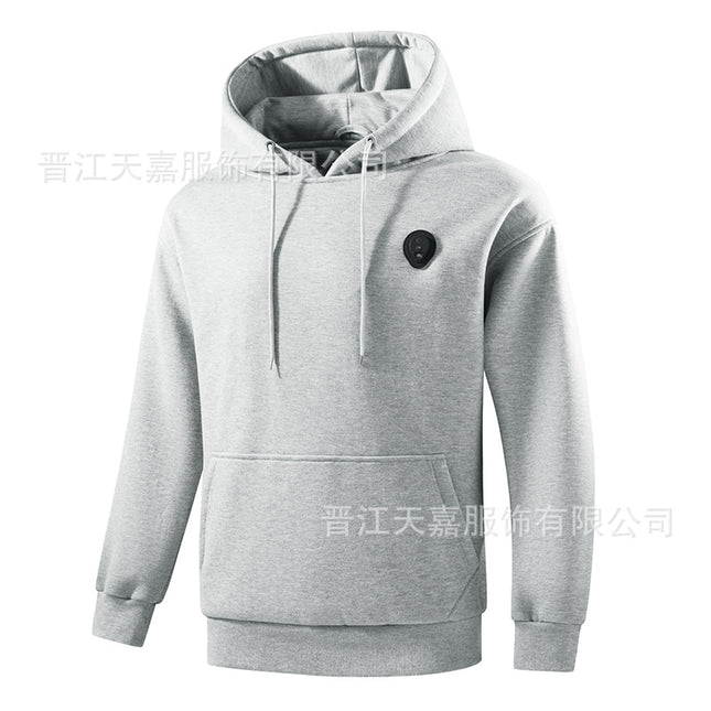 Cross-Border New Lighting Hooded Heating Sweatshirt Smart Men's and Women's Electric Heating Warm Couple Sweatshirt Heating Clothing