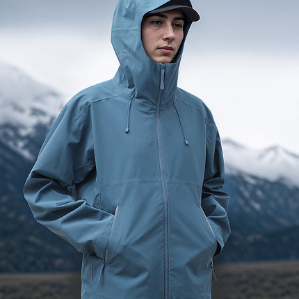 New Bird Home Outdoor Mountaineering Hard Shell Jacket Men's Three-proof Fabric Fashion Trendy Multi-color Optional Couple Jacket