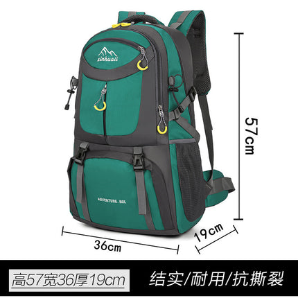 New Large Capacity Wear-resistant Outdoor Mountaineering Multi-function Travel Bag Burden-reducing Outdoor Camping Hiking Backpack