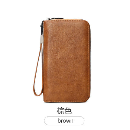 Foreign Trade Cross-Border New Women's Wallet Rfid Multi-Functional Large-Capacity Accordion Card Holder Printed Cow Pattern Clutch Bag