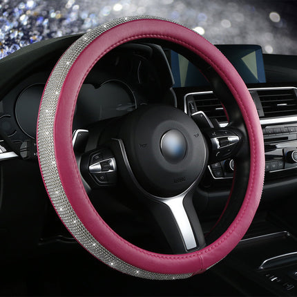 Hot drilling car steering wheel cover Diamond full diamond ladies cute steering wheel cover Amazon Four Seasons General wholesale
