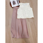 Single-raspberry pink skirt / S