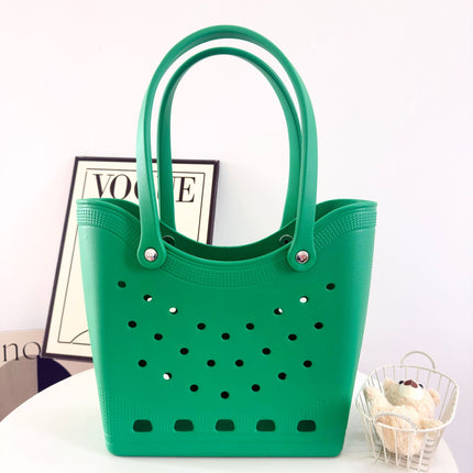 EVA Hole Bag 2025 Cross-border New Fashion Seaside Waterproof Beach Bag Large Capacity Tote Bag Single Shoulder Bag