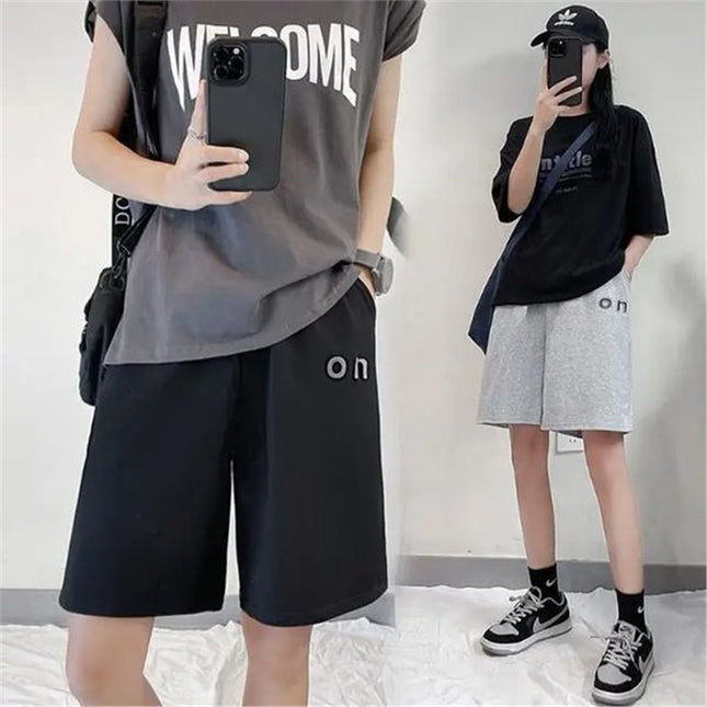 Wide Leg Pants Sports Pants Shorts Women's Five-point Pants Summer Thin Loose All-match Slim Look Casual 2023 New