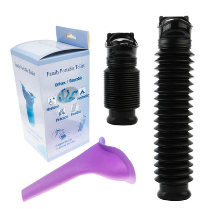 Amazon cross-border Women's telescopic urinal outdoor standing car emergency squat-free travel urinal car urinal