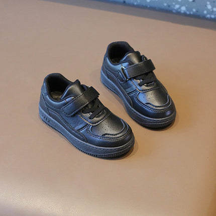 Tenis Sneakers Kids Spring/Autumn New Boys Girls Sports Shoes Casual Board Shoes Leather Soft Soled Children Small White Shoes