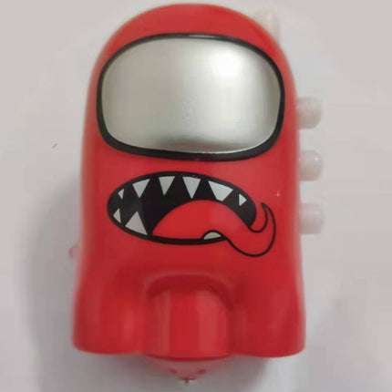 Cartoon luminous strawberry gyro music rotating outdoor lights children flash toys night market stall supply wholesale
