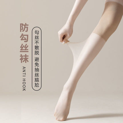 Cut-To-Size Women's Knee-High Socks, Anti-Snagging, Over-The-Knee Socks That Can Be Worn Outside for a Beautiful Leg Look