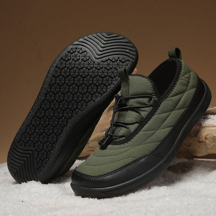 Five-Finger Cotton Shoes, Cold-Proof and Fleece-Lined Snow Boots, Outdoor Cycling Snow Boots, Winter Cotton Shoes, Waterproof Cotton Shoes, Mountaineering Cotton Shoes