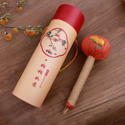Persimmon Ruyi Wormwood Hammer Meridian Hammer Massage Hammer Health Gift Teacher's Day Mid-Autumn Festival Souvenir Wormwood Health Hammer