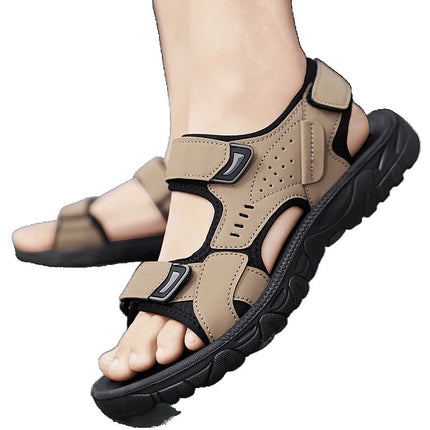 Sandals for Men 2025 New Summer Outdoor Wear-Resistant Driving Sandals Men's Outdoor Hiking and Wading Beach Shoes