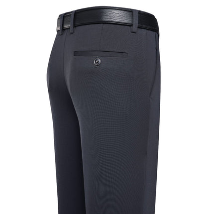 Wholesale Summer Thin Stretch Dad Middle-aged Men's Pants Loose High Waist Middle-aged Men's Casual Pants