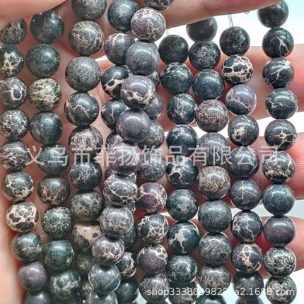 Live explosions natural round beads loose beads diy jewelry accessories string beads personality Miscellaneous Stone semi-finished products spot wholesale