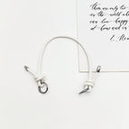 White silver buckle