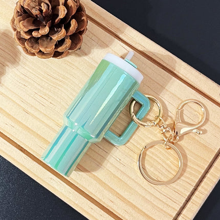 Cross-border New Product Stanley Stanley Keychain Pendant Ice Cup Keychain Can Hold Lipstick Backpack Hanging