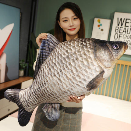 Imitation fish pillow plush toy carp doll doll crucian carp spoof pillow tilapia sleeping leg pillow