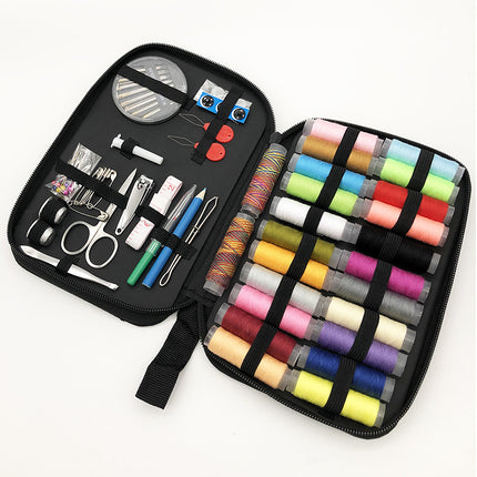Factory direct supply portable sewing set 97 piece home sewing kit sewing box sewing tool combination set